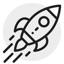 Successful project launch with team celebrating